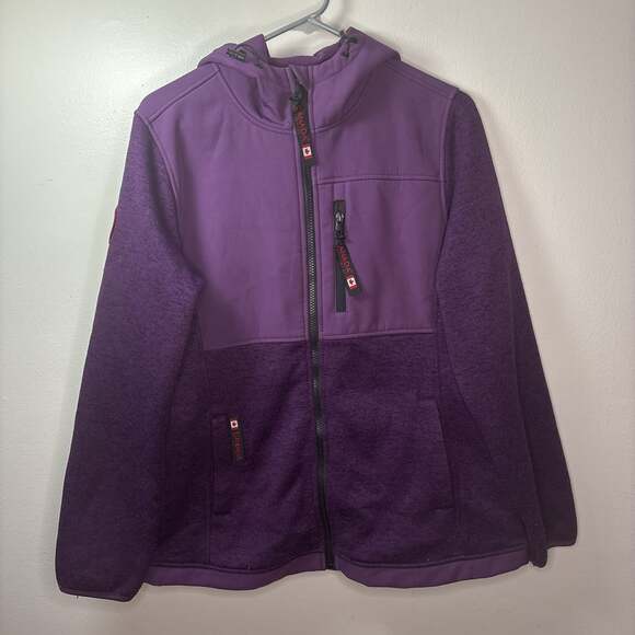 Canada Weather Gear Women's Heather Lavender Fleece Sweatshirt - Picture 1 of 5